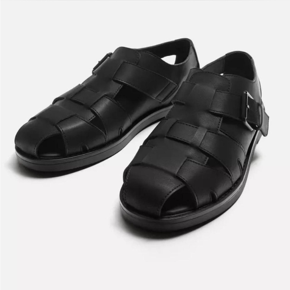 NWOT zara caged sandals!!!